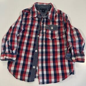 Tommy Hilfiger Long Sleeved Size 2T button down shirt
